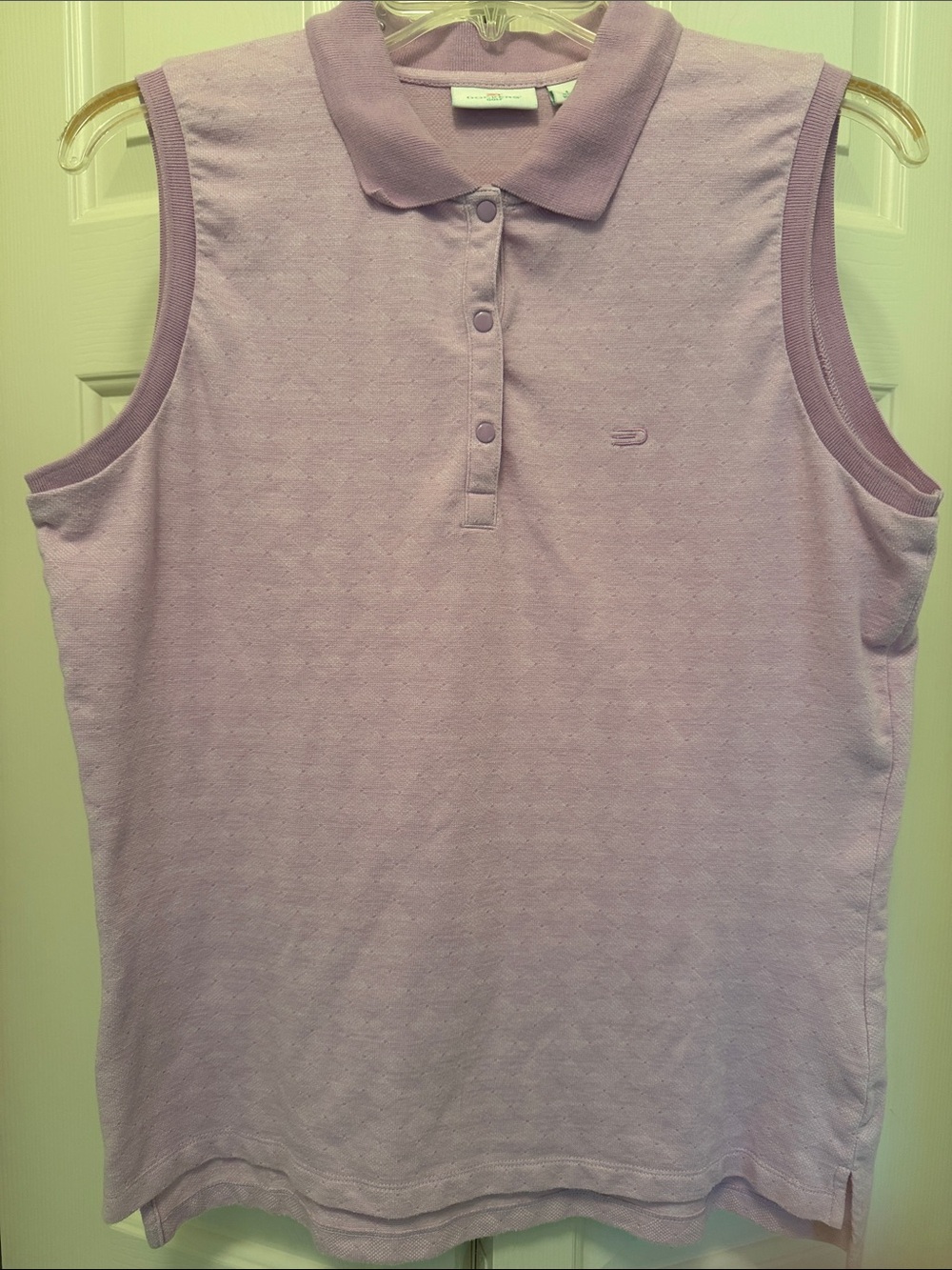 Dockers Lavender Sleeveless Polo Tank